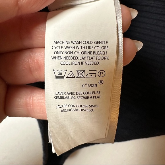 Ralph Lauren Polo Sweater Vest Boys XL (18/20) Navy Blue Cable Knit Pullover - Picture 7 of 7